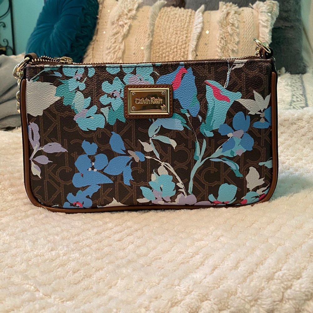 ‼️Calvin Klein floral shoulder bag‼️